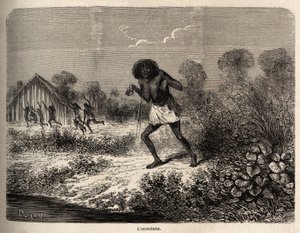 Panic among the Conibos Indians