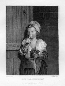 Girl eating, c. 1833