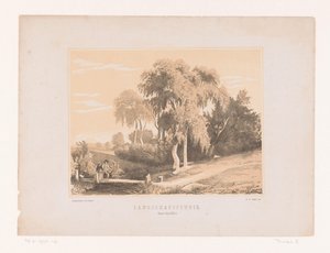 Landscape Study by Edouard Taurel