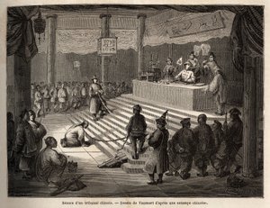 A Chinese Court by Edouard Vaumort