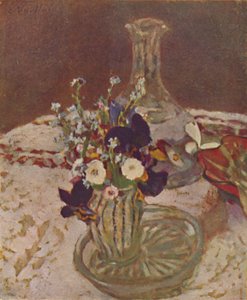 Bouquet of Pansies, Forget-me-nots, and Daisies About 1900, c1900, 1946 by Edouard Vuillard