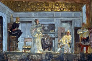Decors of the imaginary sick by Moliere by Edouard Vuillard