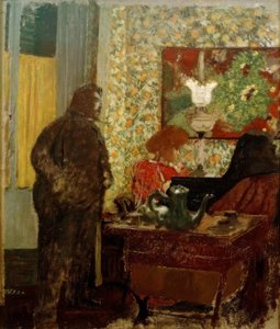 Interior with Misia Natanson at the Piano (Cipa Listening to Misia) by Edouard Vuillard
