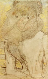 Young Woman with Violet by Edouard Vuillard