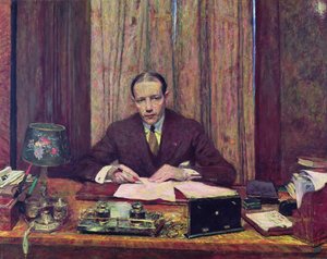 Lucien Rosengart by Edouard Vuillard