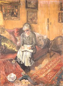 Madame Hessel in the Boudoir, Rue de Naples by Edouard Vuillard