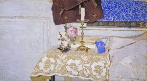 Still Life with Candlestick by Edouard Vuillard
