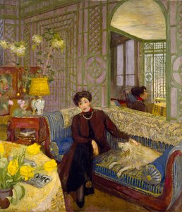 Portrait of Marcelle Aron, wife of Tristan Bernard by Edouard Vuillard