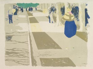 The Avenue, from the Series Landscapes and Interiors by Edouard Vuillard