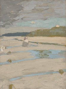 The Beach at Saint-Jacut by Edouard Vuillard