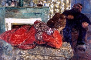 The Dressing Gown by Edouard Vuillard