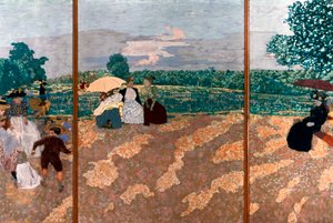 The Public Gardens (detail) by Edouard Vuillard