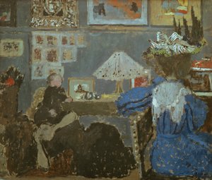 The Woman in Blue by Edouard Vuillard
