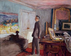 The Painter Pierre Bonnard at Home by Edouard Vuillard