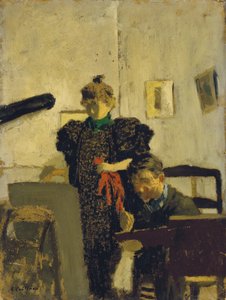 Vallotton at the Natansons by Edouard Vuillard