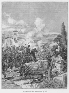 Battle of Montebello by Edouardo Matania