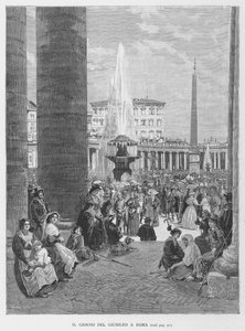 The Day of Jubilee in Rome by Edouardo Matania
