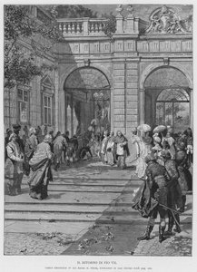 The Return of Pius VII by Edouardo Matania