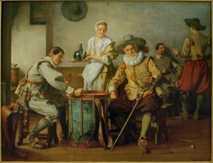 Card Players by Eduard Charlemont