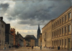 Brüderstraße by Eduard Gaertner