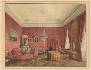 The Salon of Count Moritz von Putbus by Eduard Gaertner