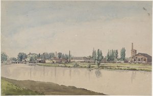 The Borsig Works in Moabit by Eduard Gaertner