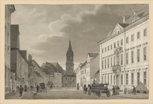 Klosterstraße with the Parochial Church in Berlin by Eduard Gaertner