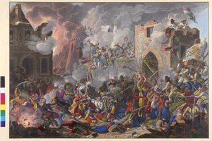 The Winning Reconquest of Buda on 2nd September 1686 by the Hungary by Eduard Gurk