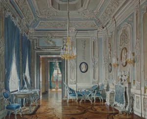 Dressing Room of the Empress Maria Feodorovna at the Gatchina Palace by Eduard Hau
