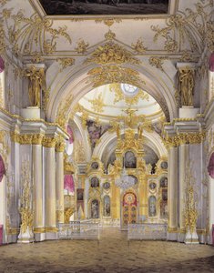 The Great Church, Winter Palace by Eduard Hau
