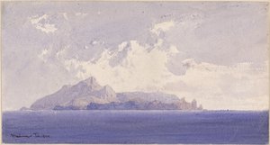 The Island of Madeira Seen from the Sea by Eduard Hildebrandt