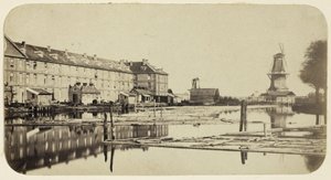 View of the Oranje-Nassau Barracks in Amsterdam Seen from the Garancine Factory