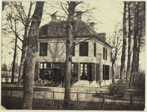 View of a house in a park by Eduard Isaac Asser