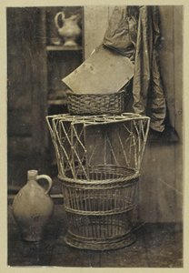 Still Life with Basket, Jug, Pitcher, and Portfolio