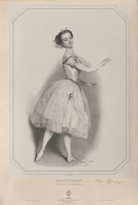 Portrait of the ballerina Marie Taglioni as Satanella, 1853 by Eduard Kaiser