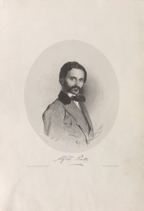 Portrait of the Cellist and Composer Alfredo Piatti by Eduard Kaiser