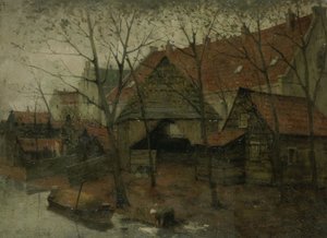 The Vinkenbuurt near Amsterdam by Eduard Karsen