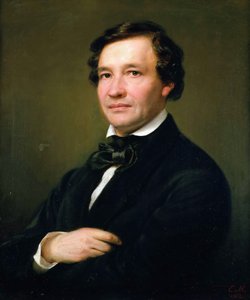 Portrait of the Pianist and Composer Wilhelm Taubert by Eduard Magnus