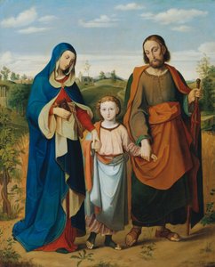 The Holy Family on the Way Home from the Temple by Eduard Ritter von Engerth