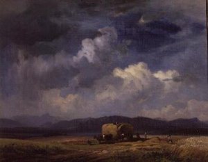 Carrying Corn by Eduard Schleich