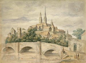 View of Fritzlar by Eduard Stiegel