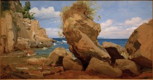 Coastal Landscape near Sorrento by Eduard Wilhelm Pose