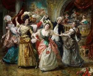 The Beau at the Soirée by Eduardo Leon Garrido