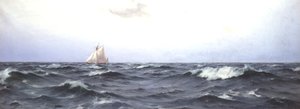 Valkyrie II Crossing the Atlantic by Eduardo de Martino