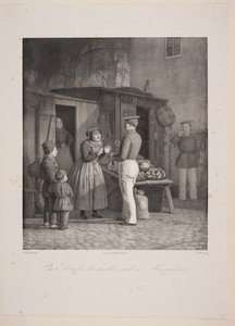 A Russian Trading with an Amager Woman