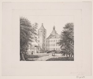 Vallø Seen from the Garden