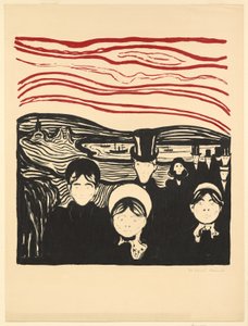 Anxiety by Edvard Munch