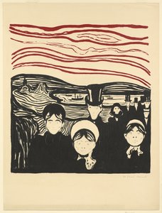 Anxiety by Edvard Munch