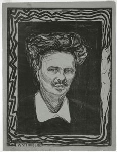 August Strindberg by Edvard Munch