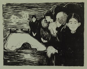 By the Deathbed by Edvard Munch